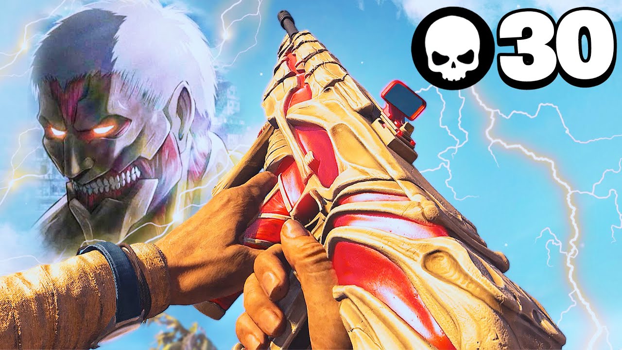 * NEW * COOPER CARBINE Loadout is INSANE in Warzone!! (Attack on titan: Armored Titan Bundle)