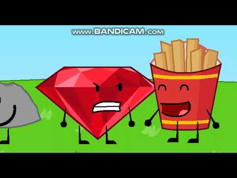 BFDI 11 but Ruby and Fries are Arguing and Fighting