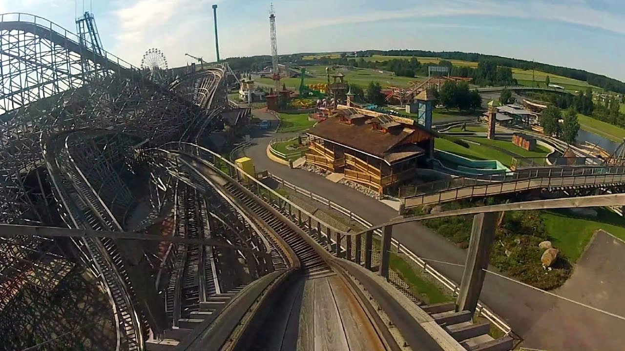 Thunderbird front seat on-ride HD POV PowerPark/PowerLand