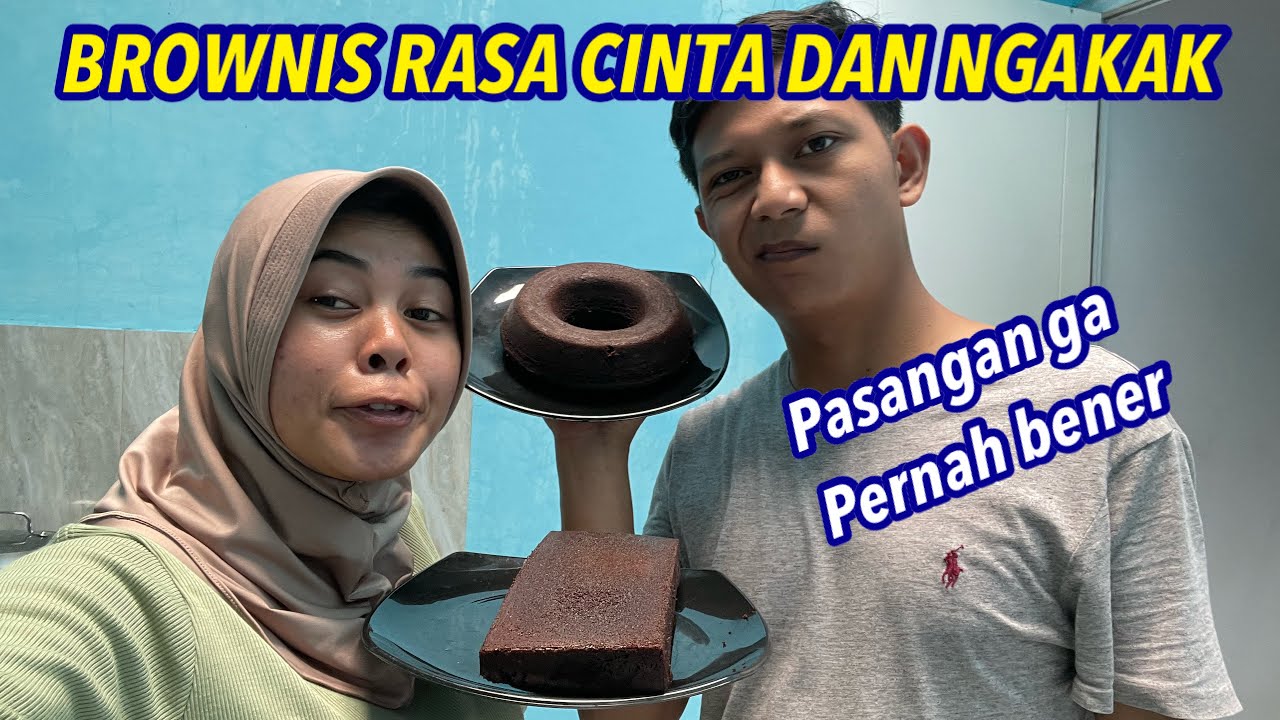 BIKIN BROWNIS BARENG SUAMI || Ternyata ayang lebih kocak dari aku