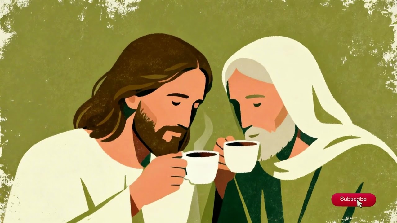 Jesus & Friend Coffee Chat | Calm Jazz for Prayer & Peace