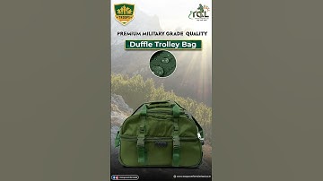 Military Grade Quality 𝗧𝗥𝗢𝗢𝗣𝗦 𝐃𝐮𝐟𝐟𝐥𝐞 𝐓𝐫𝐨𝐥𝐥𝐞𝐲 𝐁𝐚𝐠 now available online #ytshorts #trendingshorts