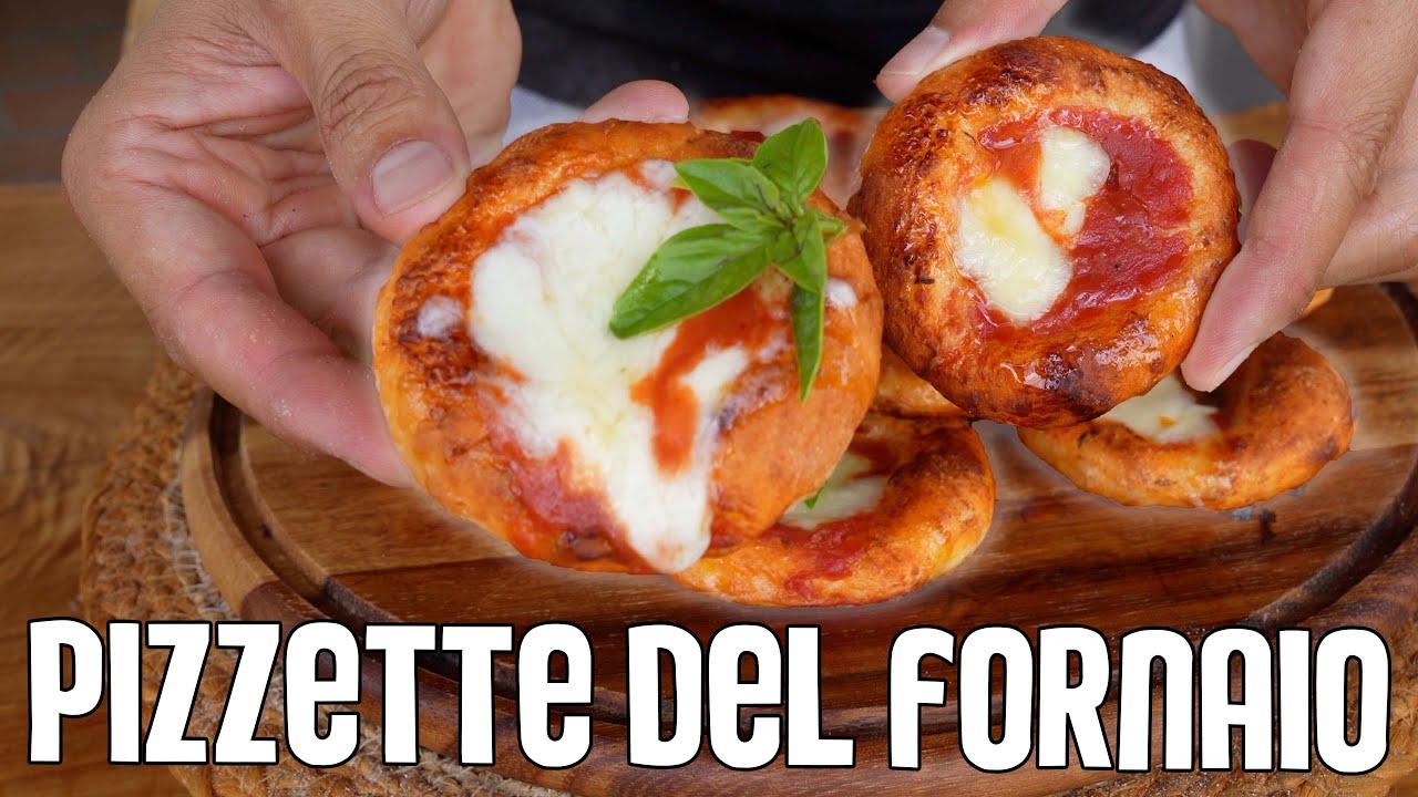 PIZZETTE da COMPLEANNO *la RICETTA del MIO FORNAIO - RISULTATO GARANTITO SENZA PLANETARIA*