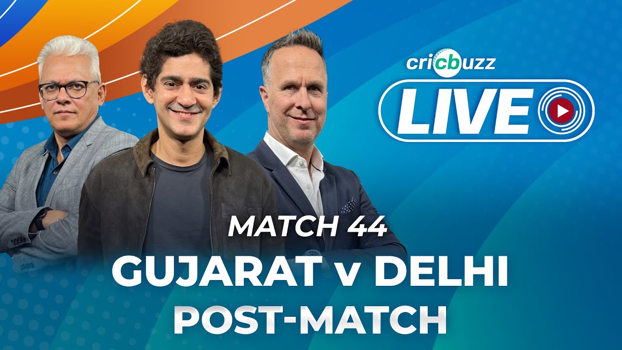 GTvDC Cricbuzz Live Match 44 Gujarat v Delhi, Post-match show