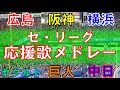 【帰ってきた声出し応援!】セ・リーグ 応援歌&チャンステーマメドレー|プロ野球 2023シーズン【阪神タイガース・広島カープ・横浜DeNAベイスターズ・読売巨人・ヤクルトスワローズ・中日ドラゴンズ】