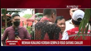 Pastikan Penanganan Korban Gempa, Prabowo Kunjungi RSUD Sayang Cianjur