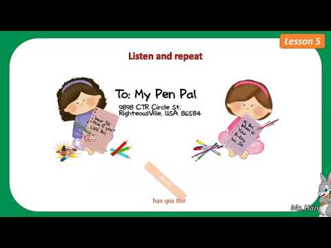 LỚP 4 - Tuần 5: TIẾNG ANH: UNIT 2 - LESSON 4, 5, 6