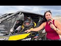 Kyle Chaney interviewd by Tiffany Stone at the 2026 Vegas to Reno Off-Road Race Qualifying