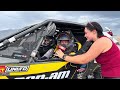 Kyle Chaney interviewd by Tiffany Stone at the 2026 Vegas to Reno Off-Road Race Qualifying