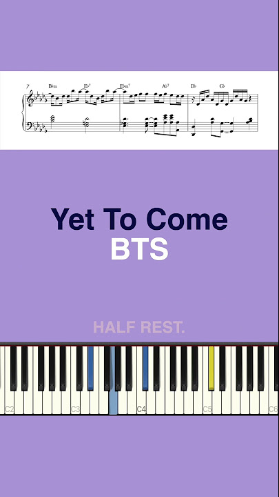 Bts (방탄소년단) Piano Sheet Music Official Trailer - Youtube