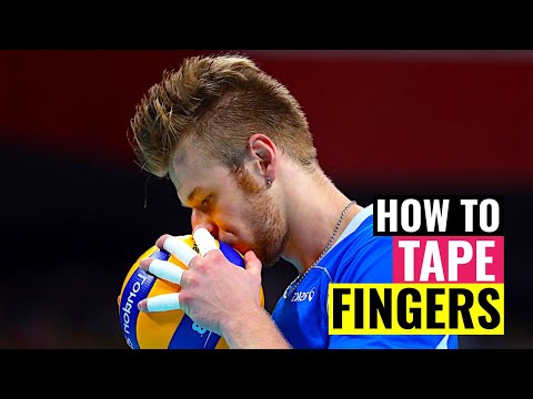 How to Tape Fingers | Advice for Volleyball Players How to Tape Yourself