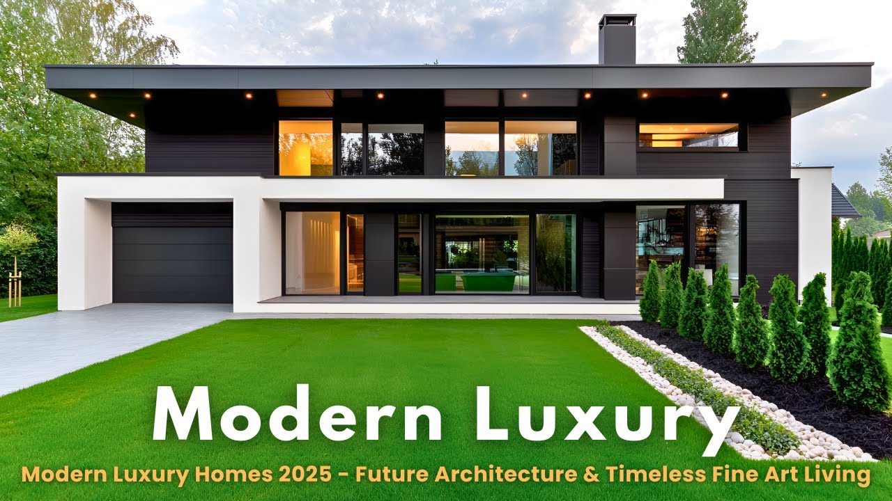 Future Design as Fine Art | Bold Modern Luxury 2025 Homes - YouTube