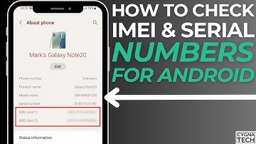 How To Find IMEI & Serial Number For Android Phone In 3 Seconds