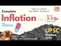  complete inflation  in one  single dose upscprelims 2024