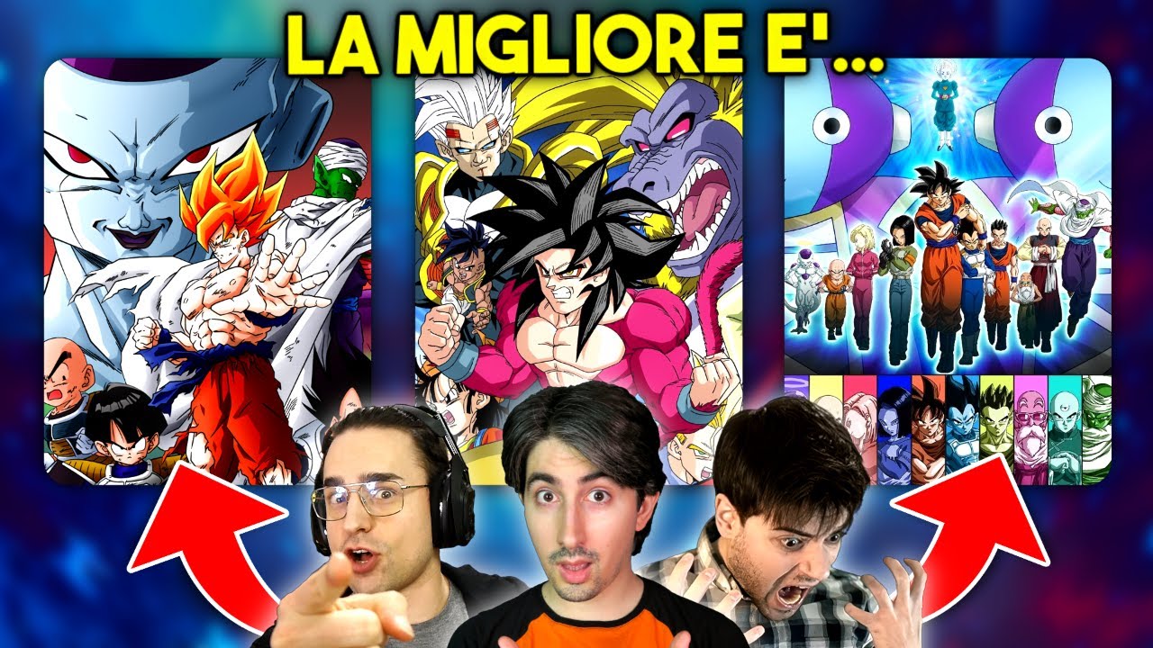Votiamo la SAGA MIGLIORE di TUTTO DBZ, SUPER e GT 😱 (qua tocca litigare) Uwufufu Dragon Ball