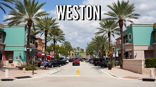 Weston Florida  Driving Through