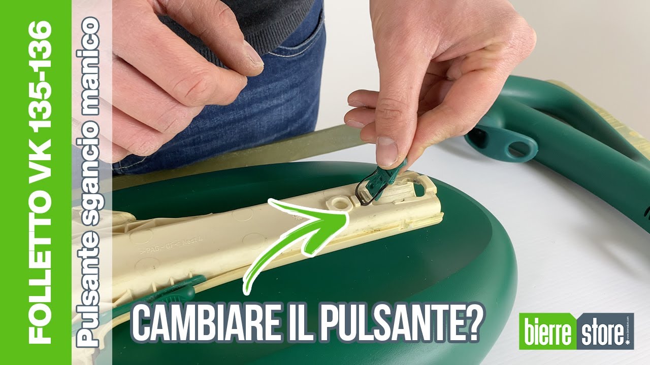 Kit De Réparation Pour Aspirateur Folletto VK 135 - Coques Avant/arrière, Neuf Sous Emballage