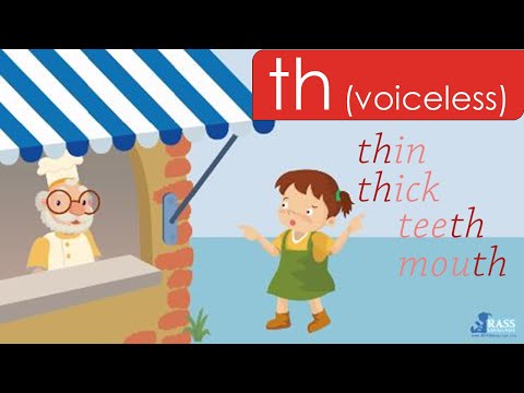 th (voiceless) th (voiced) - 1 | Sound Different | Go Phonics 4A Unit 3 | EFL