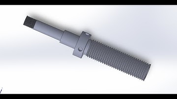 Learn how to create link screw assembly parts for a gear shaper machine in this CAD tutorial #cad