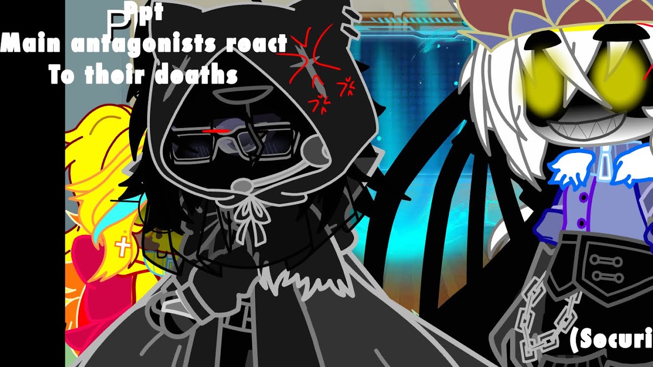 Ppt main antagonists react to their deaths(📺security angel😇)//Poppy playtime//Gacha club)