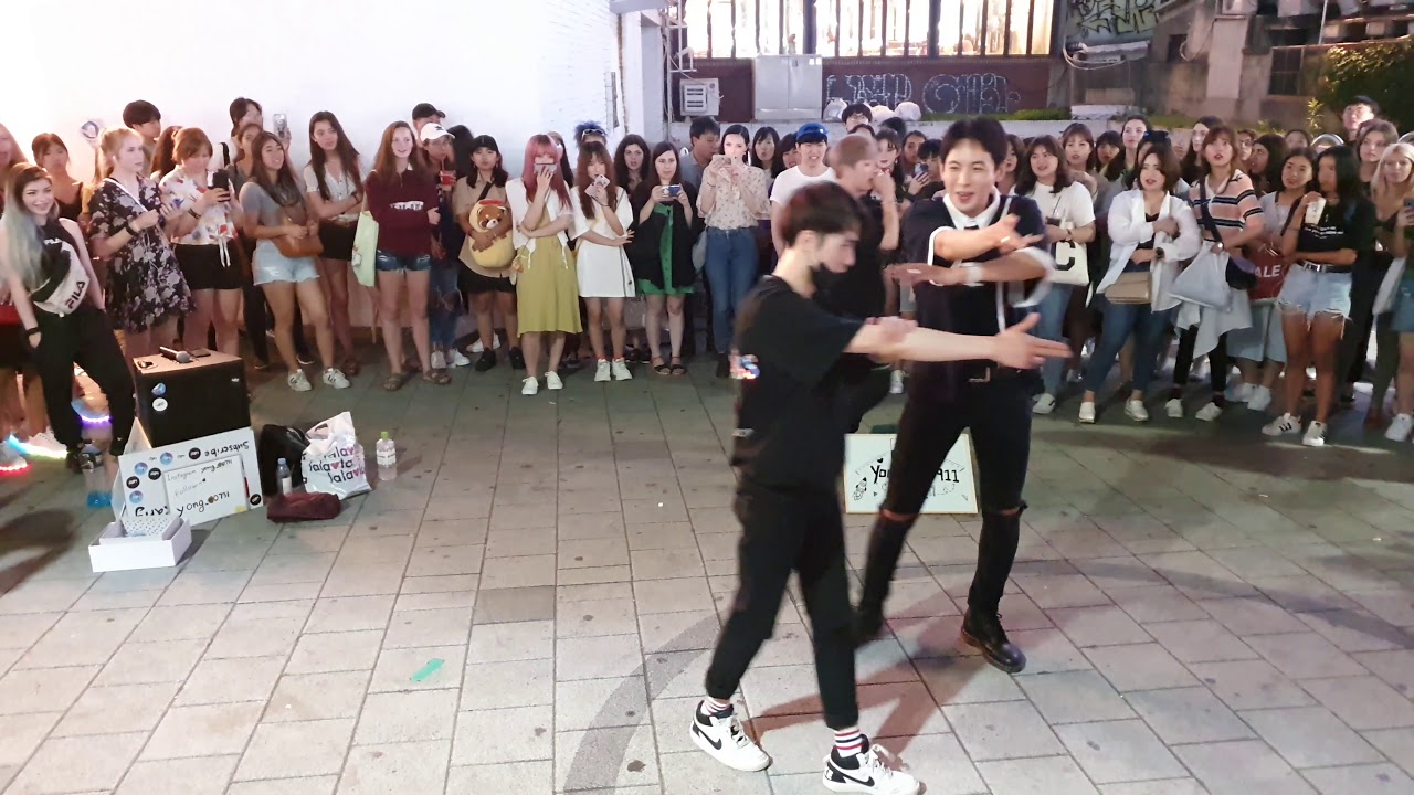유원(YooONE),강레오(KangLeo),호용(HoYong)/ 뱅뱅뱅(BANG BANG BANG)-BIGBANG 20190704 홍대(HongDae) Busking