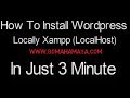 Install Wordpress Locally Xampp (LocalHost)