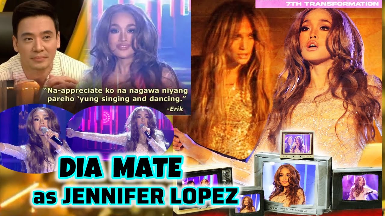 DIA MATE AS JENNIFER LOPEZ - YOUR FACE SOUNDS FAMILIAR