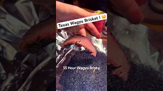 Texas Wagyu Brisket – 13 Hour Slow Smoked Perfection 🔥#texas #wagyu