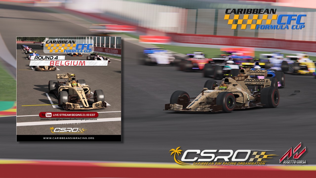 2026 Caribbean Formula Cup - Round #4 at Circuit de Spa-Francorchamps, Belgium. #csro #cfc