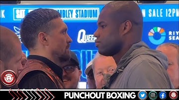 USYK VS DUBOIS WEMBLEY STADIUM FACE OFF #usykdubois2 #queensberrypromotions