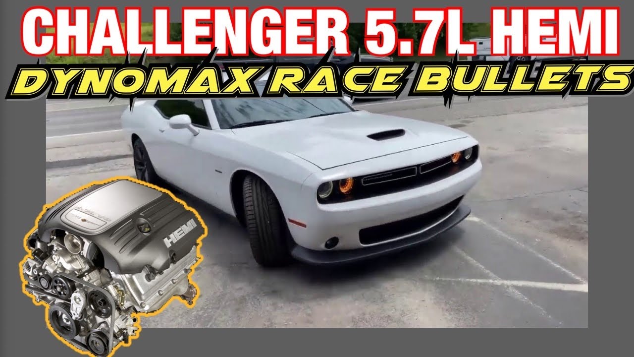 2019 Dodge Challenger RT HEMI DUAL EXHAUST w/ DYNOMAX RACE BULLETS