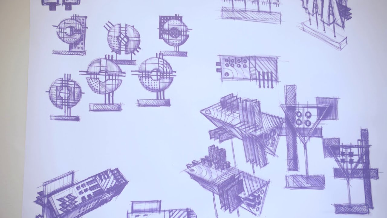 Don Staufenberg: Ceramic Infusion at Dublin Arts Council - Process Concept Sketches