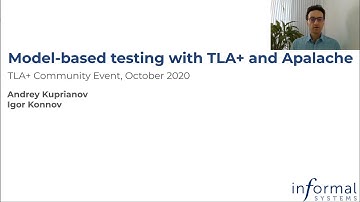Model-based testing with TLA+ and Apalache - Andrey Kupriyanov & Igor Konnov