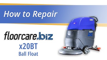 How to Replace the Ball Float on the floorcare.biz x20BT