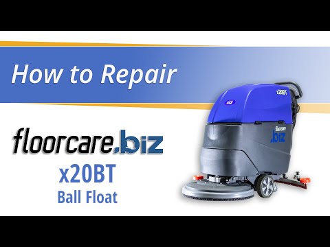 How to Replace the Ball Float on the floorcare.biz x20BT