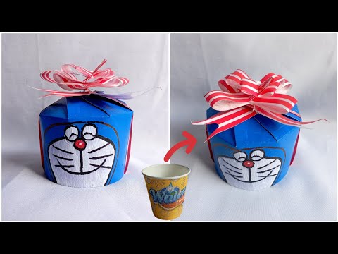 Doraemon Gift Box With Paper Cup | DIY Chocolate Box | NK Creation Noorjahan