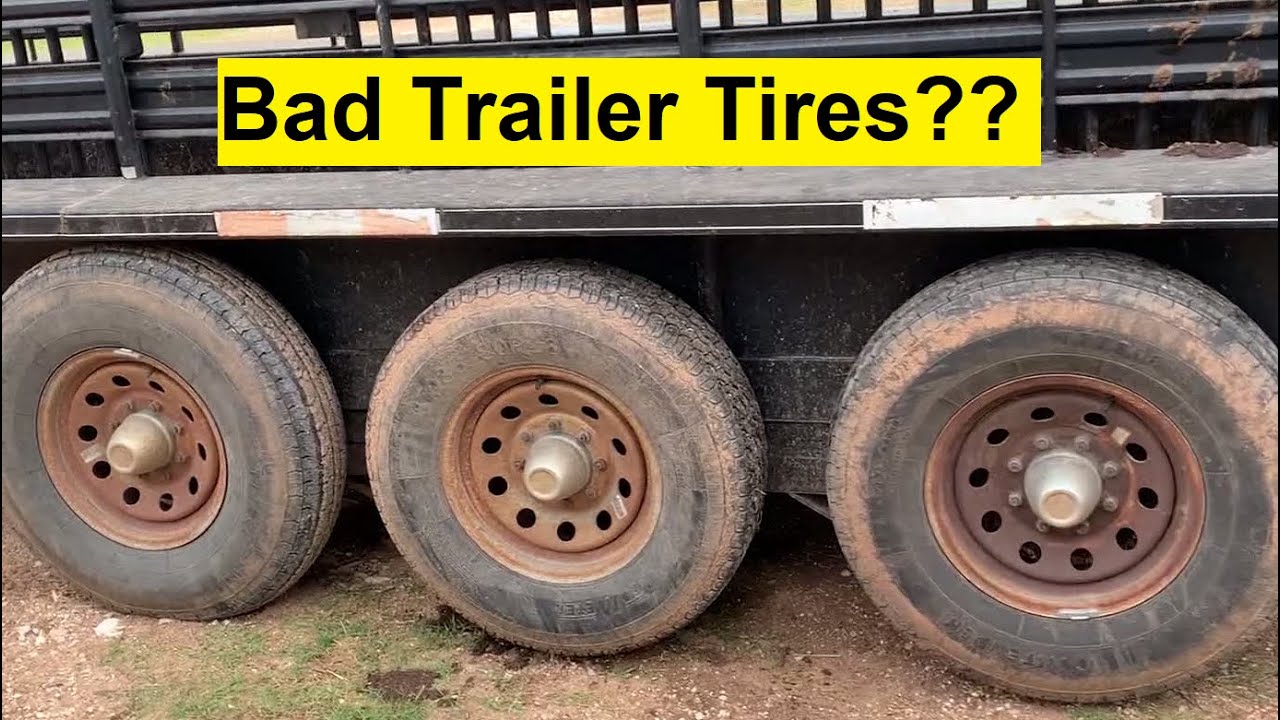 Are my trailer tires bad? Will they blow out? Replace? YouTube