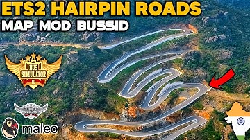 DOWNLOAD! 🔥 Ets2 Hairpin Bend Roads Map Mod For Bus Simulator Indonesia।Bussid Mod Map 4.3.3