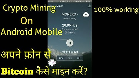 How to mine bitcoin on android mobile with proof
