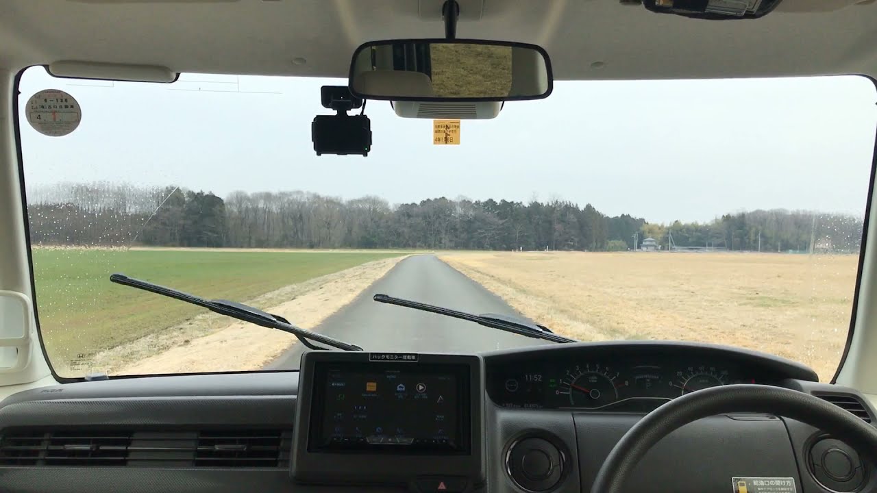 Honda N BOX(JF3, 2017) wipers, inside view