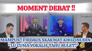 Download Lagu Auto Bungkam! Firdaus Hajar Khozinudin: “Vokalis Tahu Bulet jangan Sok Pinter” 😂 MP3