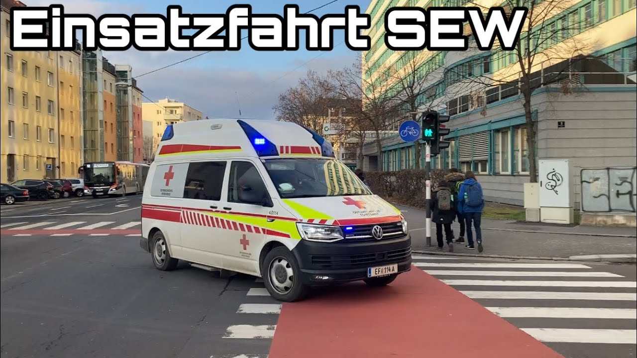 Einsatzfahrt SEW Rotes Kreuz YouTube