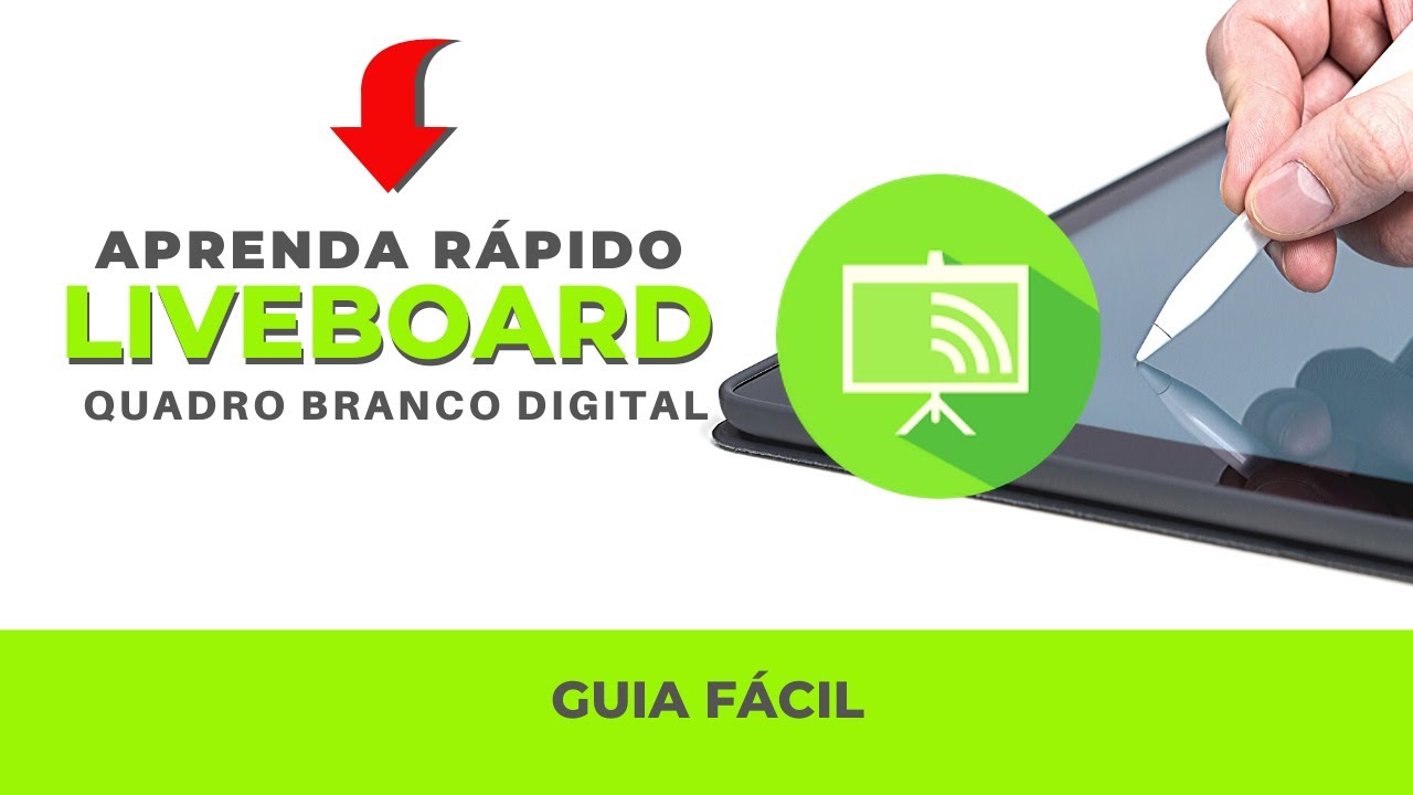 LIVEBOARD TUTORIAL QUADRO BRANCO DIGITAL YouTube
