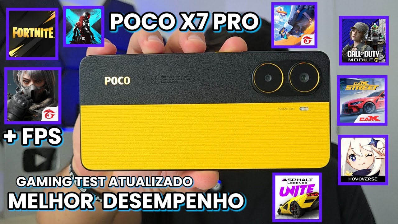 POCO X7 PRO GAMING TEST! DEPOIS DE ALGUNS MESES, MELHOROU O DESEMPENHO?