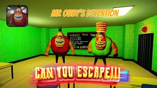 Mr Obby's Detention Gameplay #mobileroblox screenshot 4