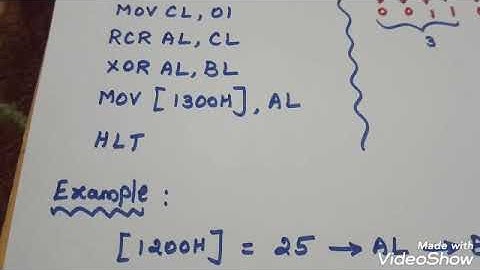 Binary to Gray Code Conversion/Using 8086 Processor