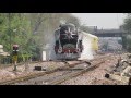 Steam express with wp 7161 indian railways heritage steam loco