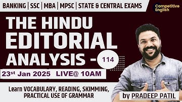 Learn VOCAB, READING, SKIMMING, ERRORS, GRAMMAR USE, 23 January , 2025  - PRADEEP PATIL