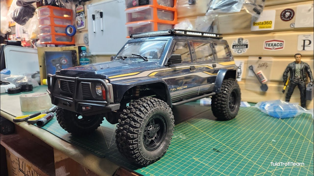 Продолжение работ по колесам на Yikong yk4107 Nissan Patrol Y60 