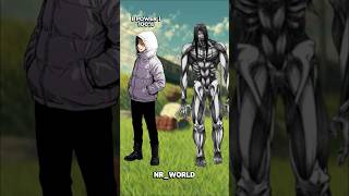 WHO IS STRONGEST IN JJK AND AOT BIG TITAN DEAFENING THE SURVEY CROPS YUJI ITADORI #jjk #aot #anime